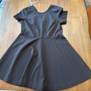 Black Fit and Flare Dress